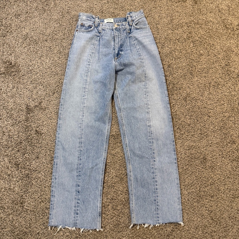AGOLDE Pieced Angled Relaxed Straight Jeans - Picture 4 of 6